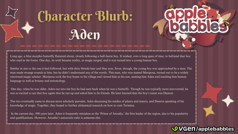character blurb for XOver&#39;s OC Aden
